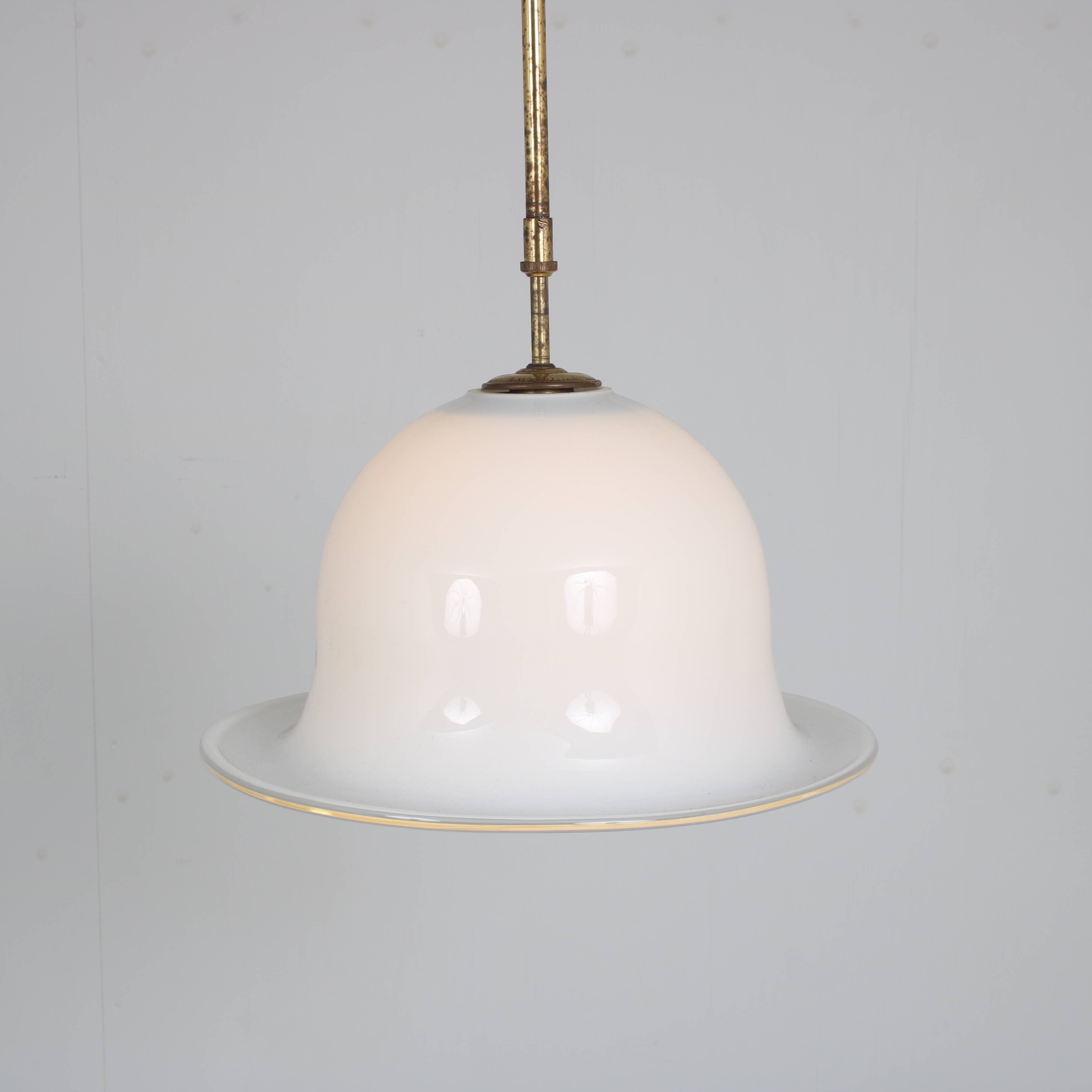 1970s Murano glass hanging lamp, Italy