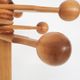 Scandinavian modern pinewood coat rack, Sweden 1960's