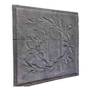 Plaque de cheminée comtoise