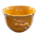 Scalloped bowl with olive decoration