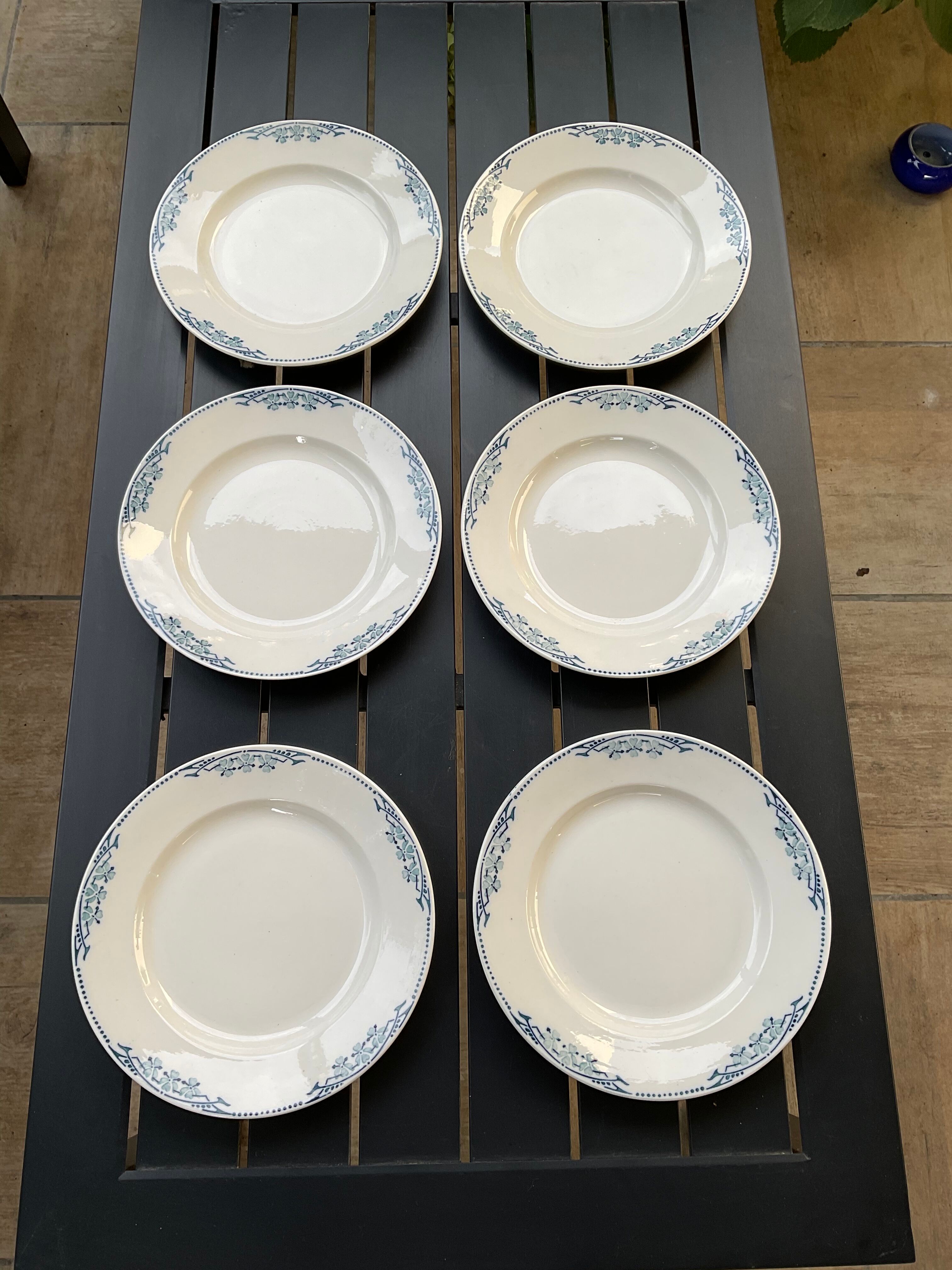6 flat seats Villeroy and Boch