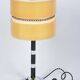 Lampe de table tchèque Art Déco en acier chromé, hêtre et parchemin, années 1940