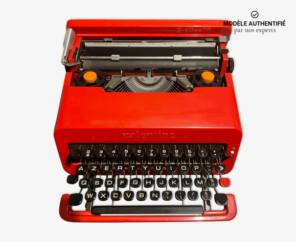 Machine à écrire valentine ettore sottsass 1969 olivetti made in barcelona