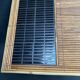 Rattan and ceramic coffee table