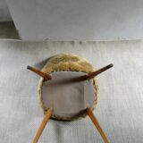 Bronzed moumoute chair from the 60s