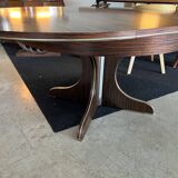 Vintage round table 1 extension rosewood 70's