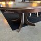 Vintage round table 1 extension rosewood 70's