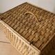 Vintage wicker trunk
