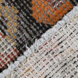 3x6 Shades Of Red & Black Handmade Wool Classic Vintage Rug, 100x179Cm