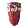 Vase ancien style art déco céramique des années 40