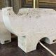 Pair of Italian travertine lamps by Fratelli Mannelli