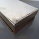 Modernist box in metal and cedar Art Deco