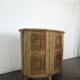Comptoir et tabourets en bambou et rotin
