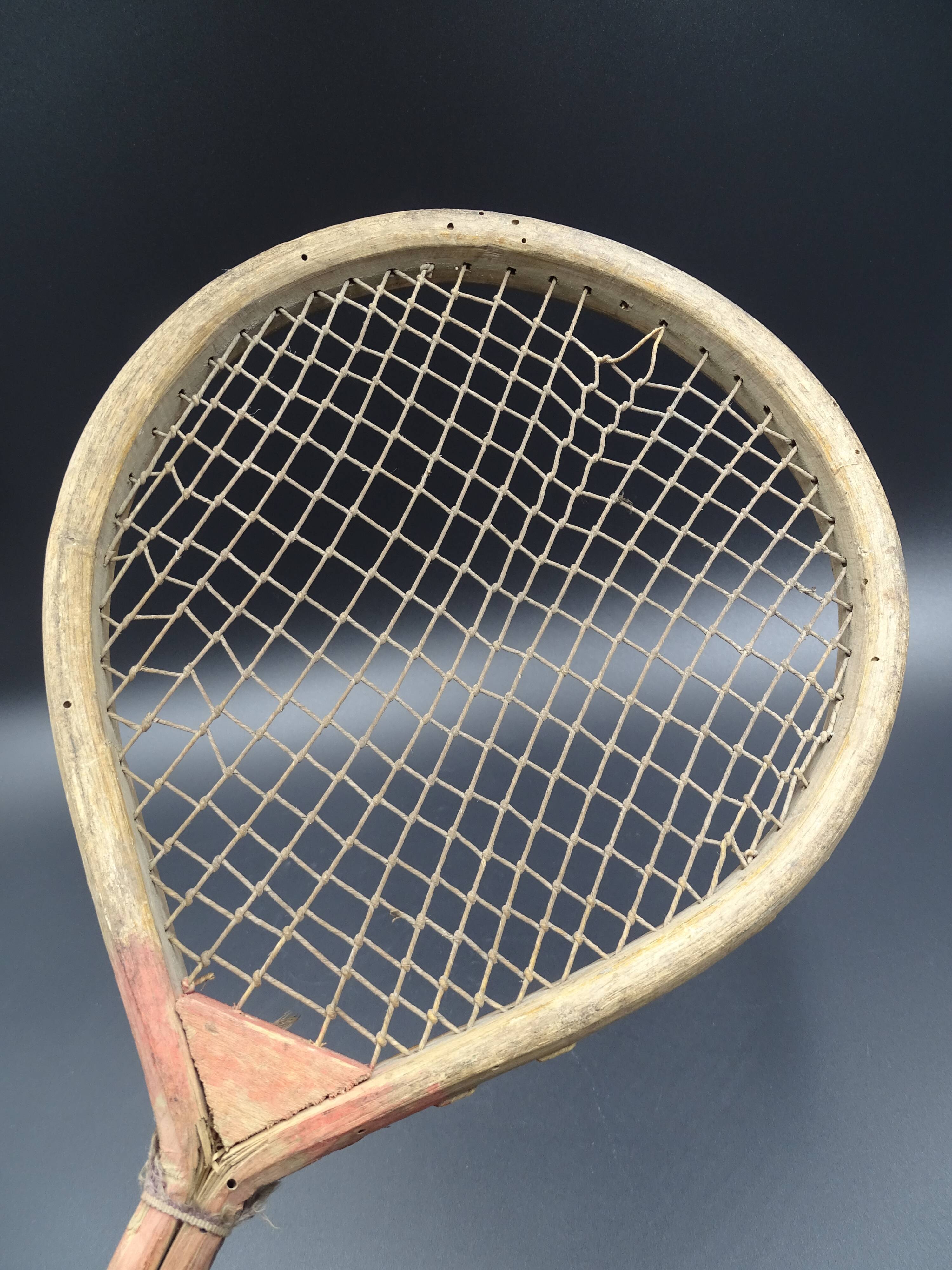 Old racquet for flying game - circa 1910