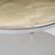 Round Onyx and Metal Coffee Table, 1960s