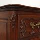 French 18th Century hand crafted oak chest of drawers in Louis XV style