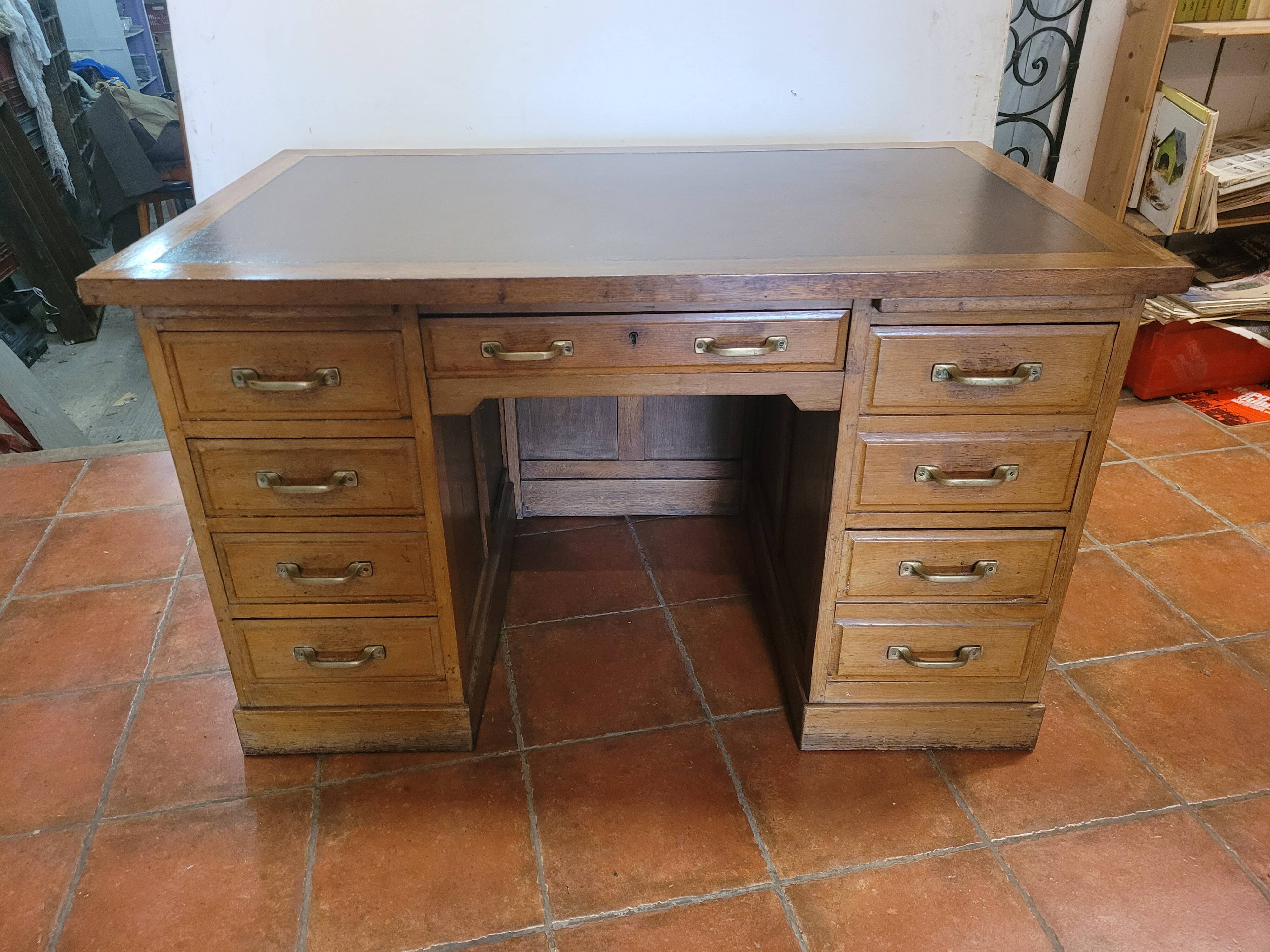 Minister's office in oak