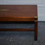 Vintage Reh Kennedy Military Campaign Coffee Table with Brass Fittings from Harrods
