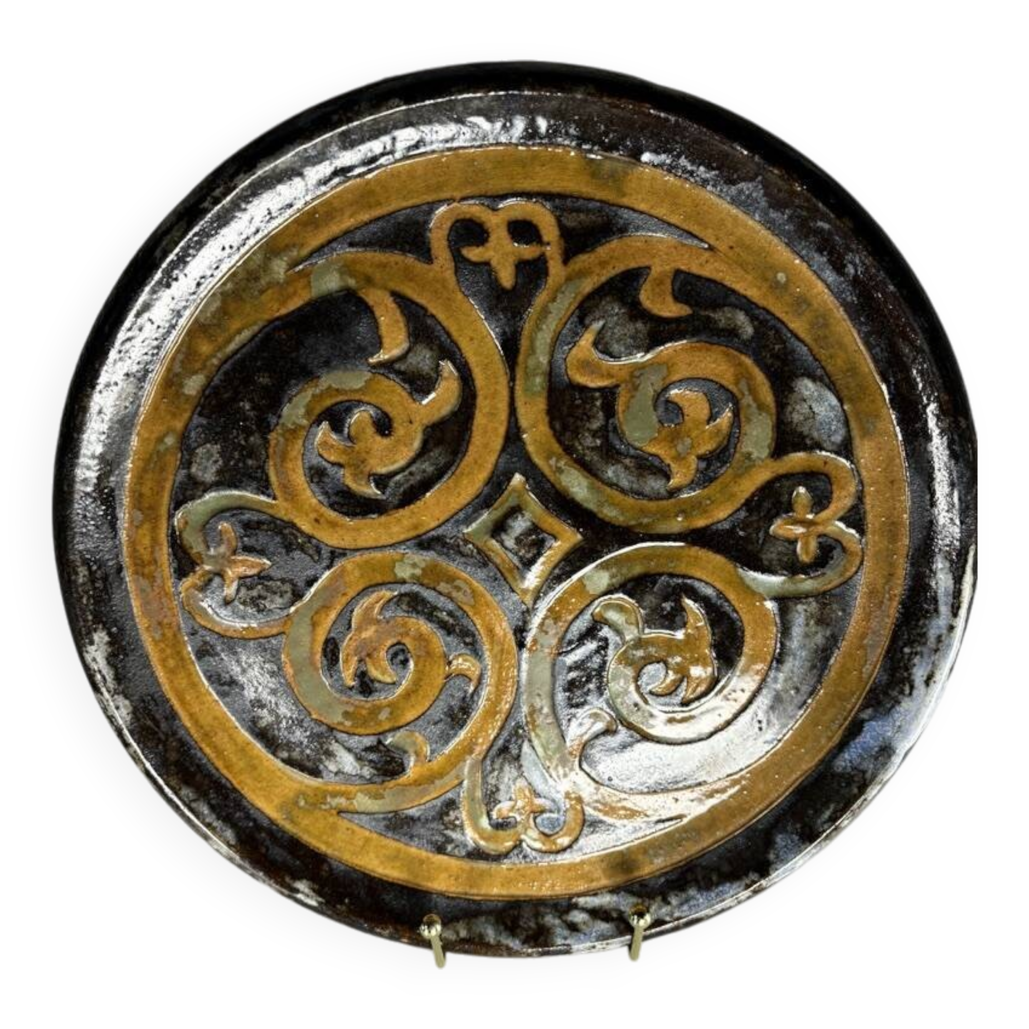 Louis Giraud vintage 1930 XXL Art Deco Vallauris dish