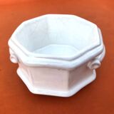 Glazed ceramic planter by Christophe de Mons, a ceramist