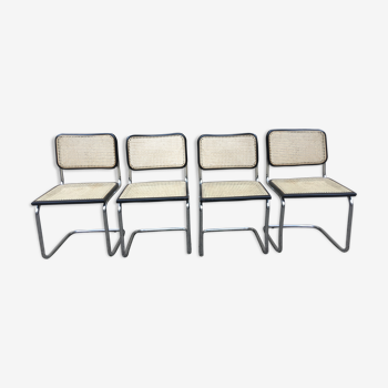 Set of 4 chairs B32 by Marcel Breuer