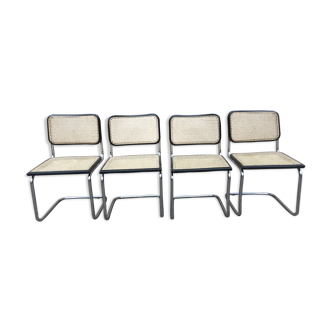 Set de 4 chaises B32 de Marcel Breuer