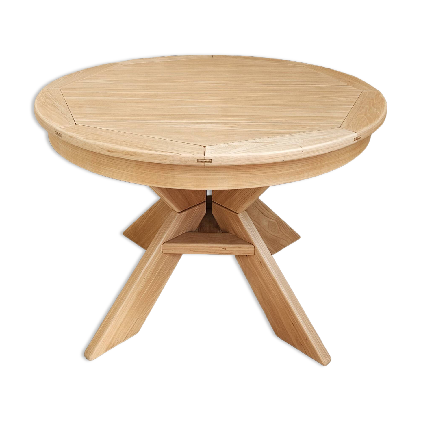 Round table in the style of Pierre Chapo.