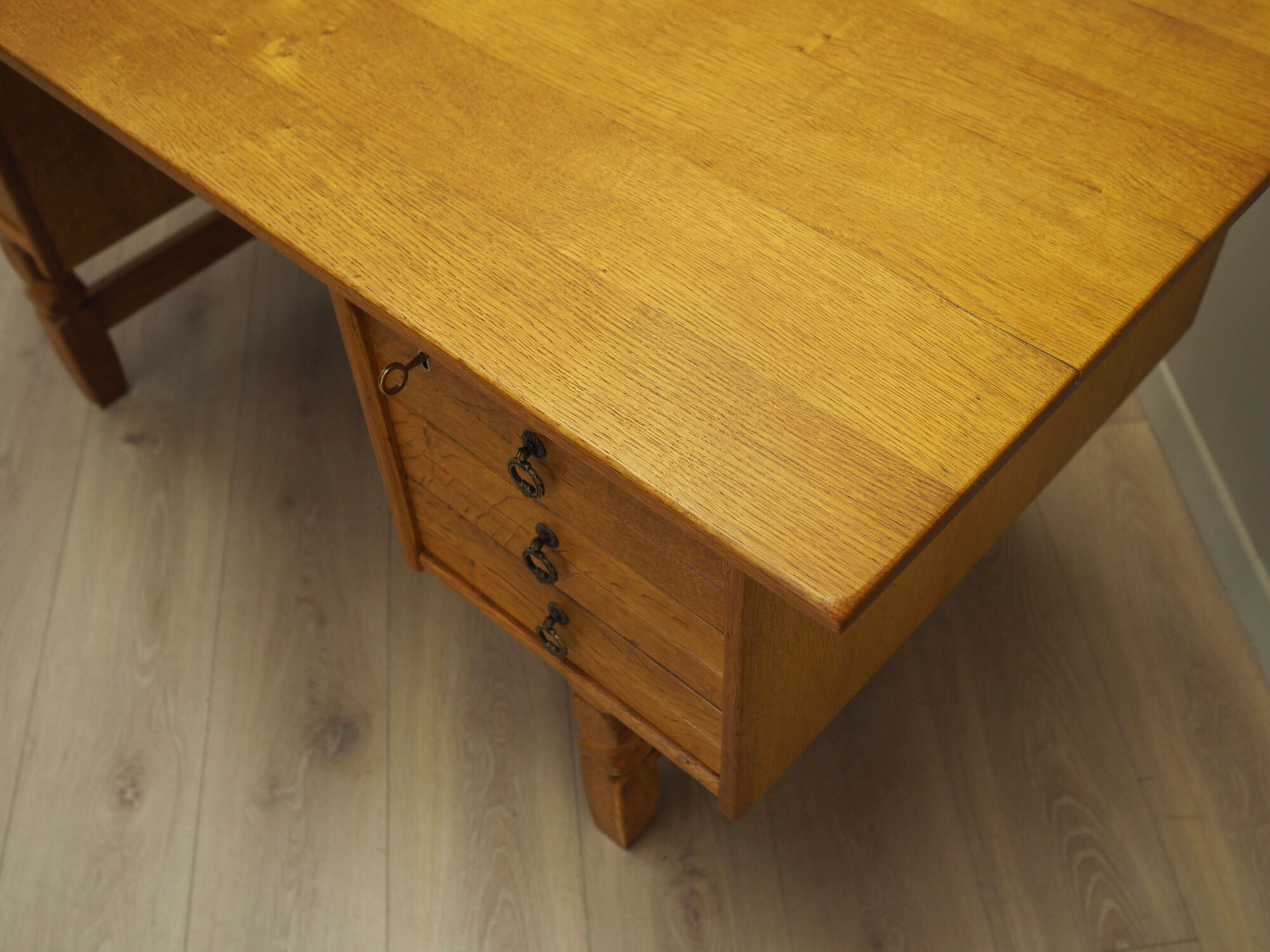 Oak desk, Danish design, 1960s