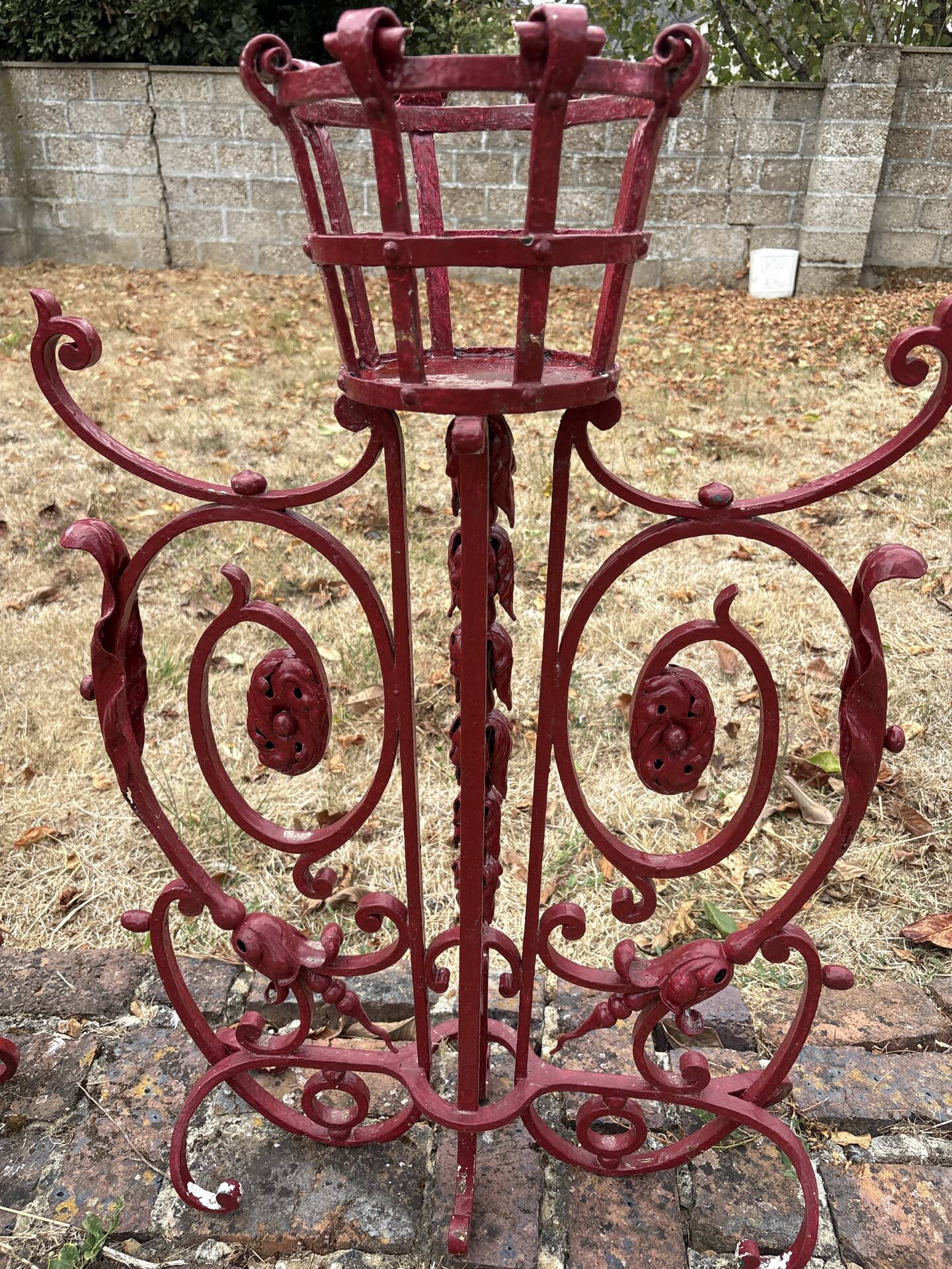 2 wrought iron doors