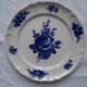 Ancient plates Blue flowers