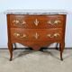 Sauteuse chest of drawers in solid mahogany, Louis XV style – Late 19th century