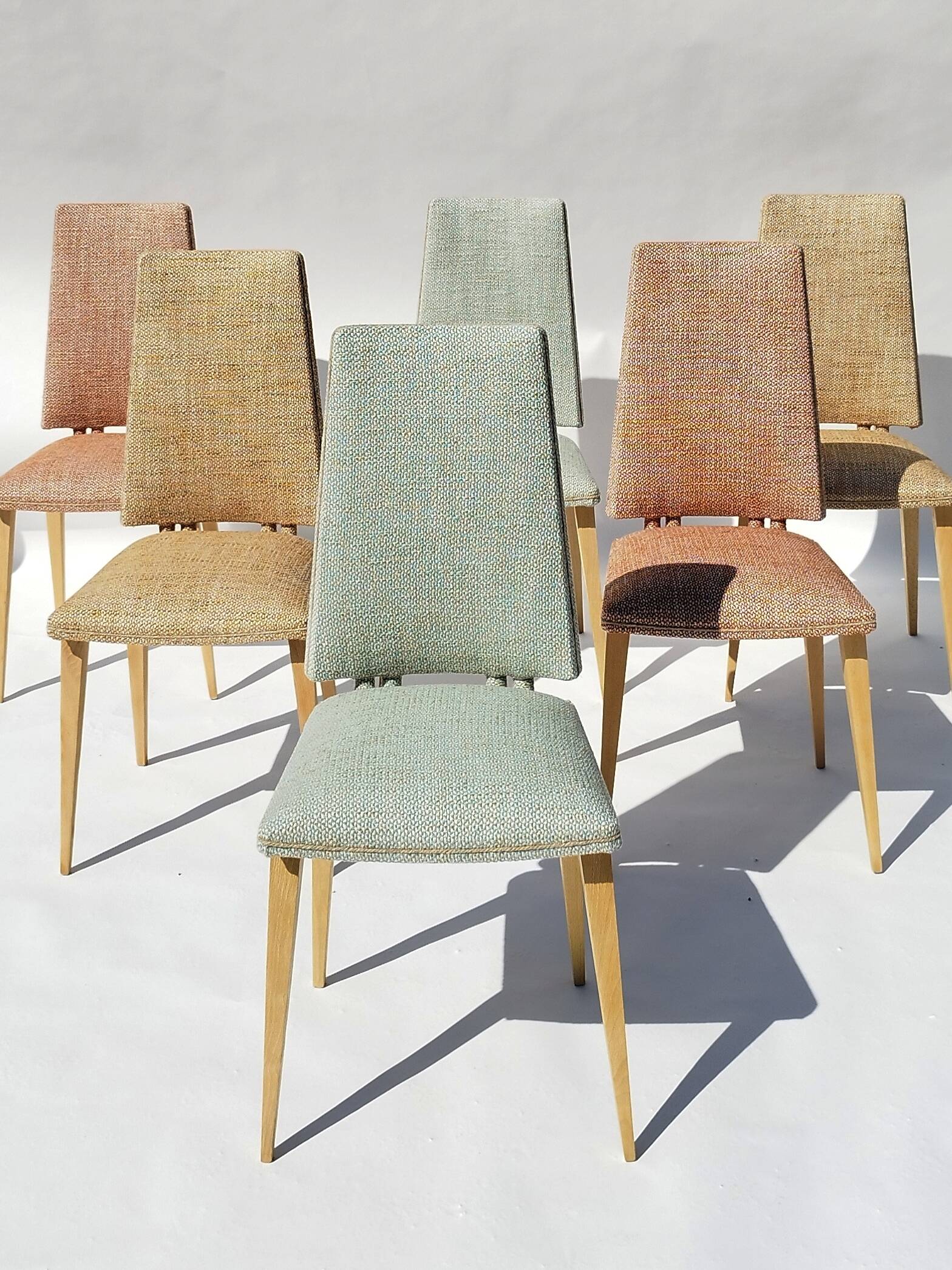 6 chairs, 1960s