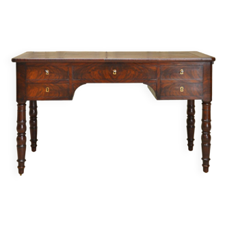 Mahogany flat desk 19th century