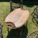 Salon jardin osier 70’s