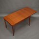 Table à manger extensible vintage en teck, années 1960