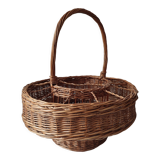 Vintage Wicker Portable Bar