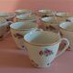 Tasses à café série de dix en porcelaine de Châtres sur Cher Limoges