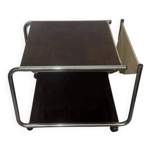 Table basse années 70/80 - roulettes