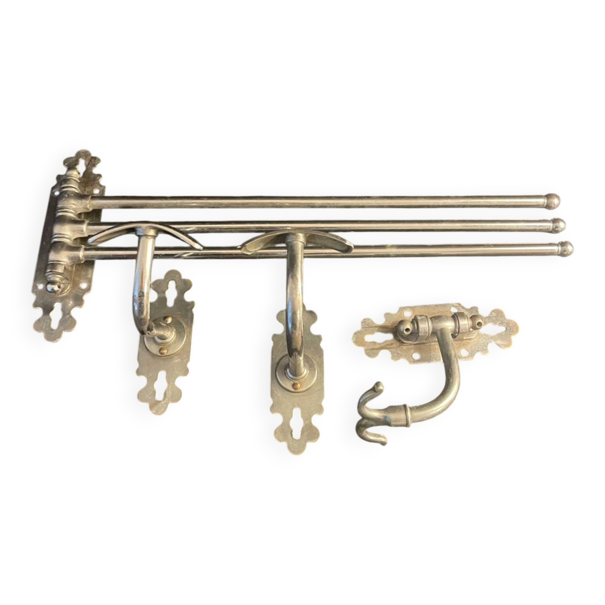Retro vintage bathroom hooks