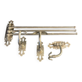 Retro vintage bathroom hooks