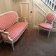 Ensemble canapé et chaise style Louis XVI
