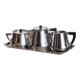 Art Deco style metal tea service LA SALAM