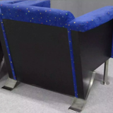 Pair of velvet armchairs, 1970