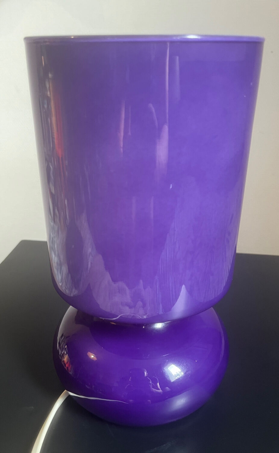 Lampe champignon ikea lykta violet vintage