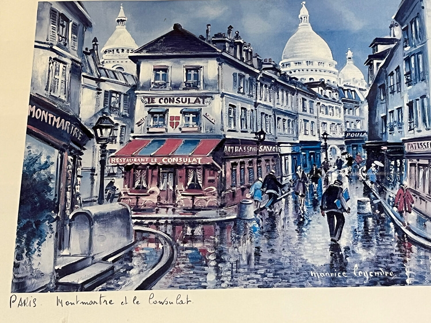 Frame Paris Montmartre and the Consulate