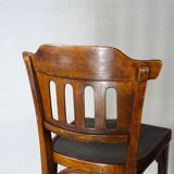 2 bistro chairs no. 714, gustave siegel for kohn, 1910. no thonet