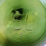 Demijohn green 5 litres