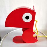 Design toucan lamp carmine blue