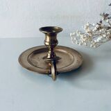 Bougeoir ancien en bronze