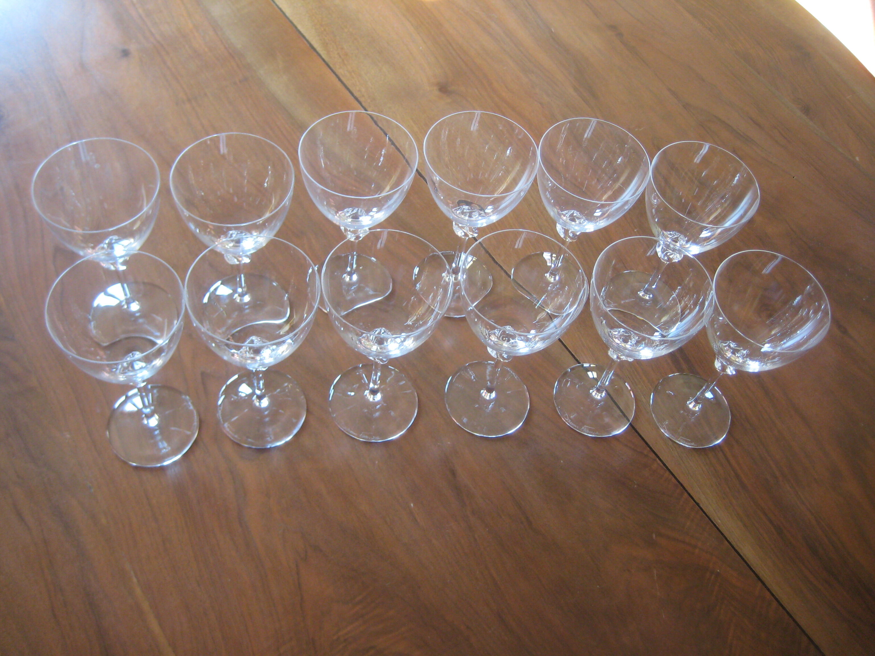12 GLASSES with DAUM WINE, Bolero model